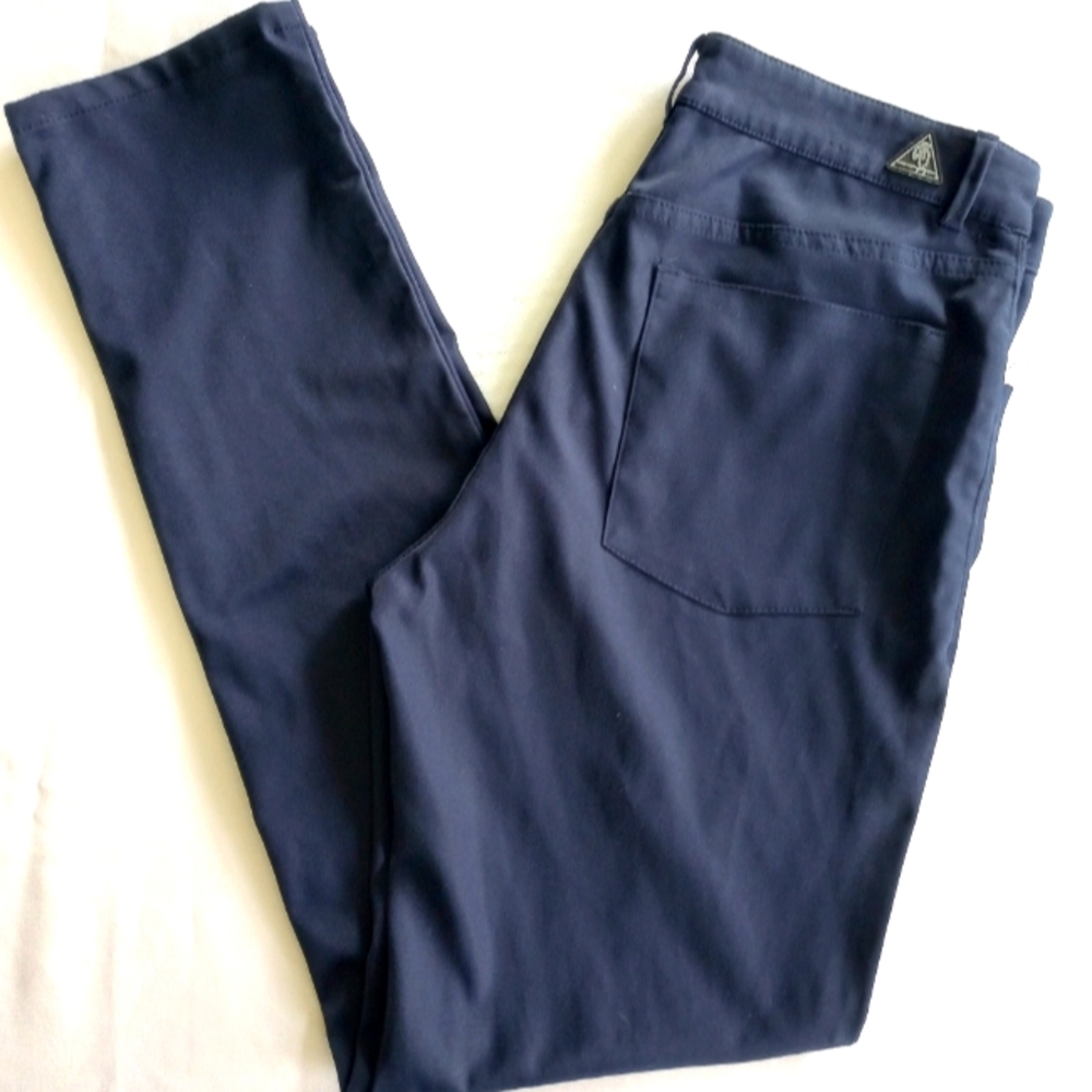 Zara Women's Navy Tapered Athletic Dress Pants Trousers Size 30